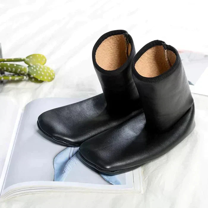 Imported Winter Warm PU Leather Thermal Non-Slip Indoor Soft Floor Socks,Moza