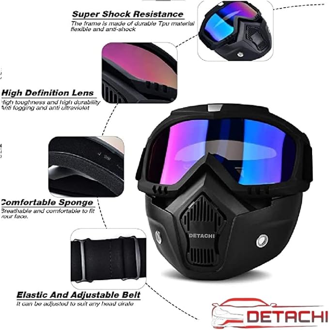 Biker's Riding Helmet Mask (Ultimate Face Protection)