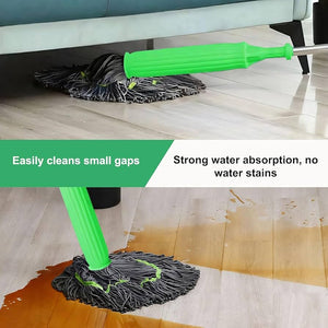 2 In 1 Dehydrated Mop Handheld Long Handled Cleaner Mop