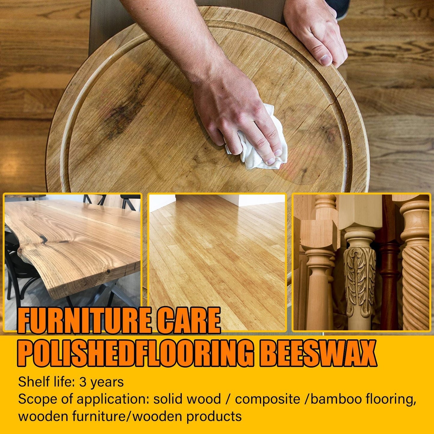 Beewax Furniture Polish- German Imported (BUY 1 GET 1 FREE)