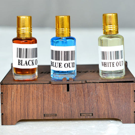 Black Oud and White Oud Attar